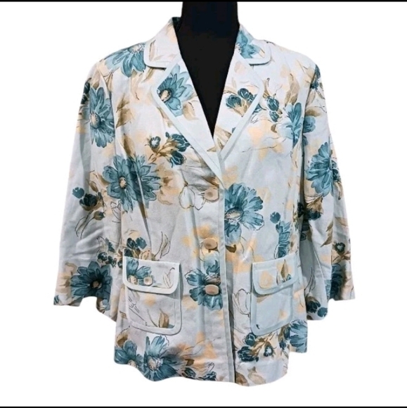 Emma James Jackets & Blazers - Emma James Linen Blend Blazer